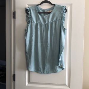 Ruffle sleeve blouse